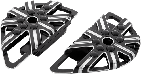 ARLEN NESS 10 Gauge Floorboards - Passenger - Black 06-863