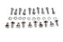 Colony Chrome Outer Primary Cover Screw Set Stock - 8155-30