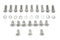 Colony Cadmium Outer Primary Cover Screw Set Stock - 8156-30