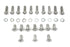 Colony Cadmium Outer Primary Cover Screw Set Stock - 8156-30
