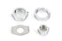 V-Twin Chrome Rear Axle Nut and Lock Kit - 8160-4T