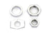 Colony Chrome Rear Axle Nut and Lock Kit - 8160-4
