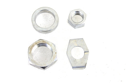 Colony Cadmium Rear Axle Nut and Lock Kit - 8161-4