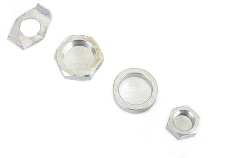 Colony Cadmium Rear Axle Nut and Lock Kit - 8161-4