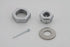 V-Twin Chrome Front Axle Nut Kit - 8162-3T