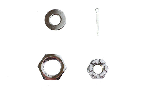 Colony Chrome Front Axle Nut Kit - 8162-3