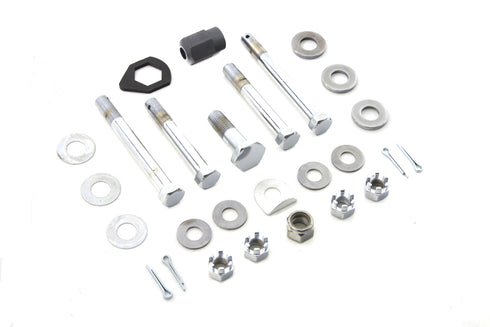 Colony Chrome Upper and Lower Motor Mount Bolt Kit - 8164-19