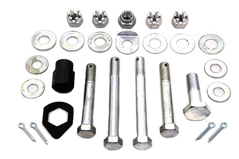 Colony Cadmium Upper and Lower Motor Mount Bolt Kit - 8165-19