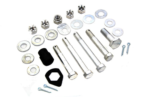 Colony Cadmium Upper and Lower Motor Mount Bolt Kit - 8165-19