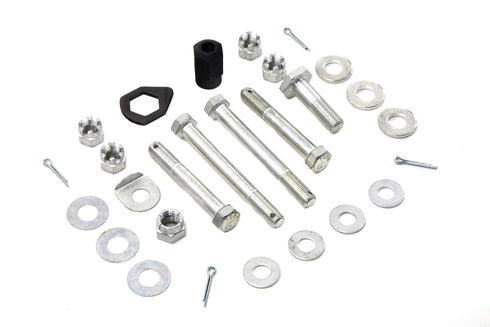 Colony Cadmium Upper and Lower Motor Mount Bolt Kit - 8165-19
