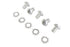 Colony Cadmium Wheel Hub Star Screws - 8201-10