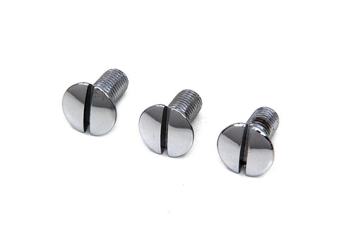 Colony Chrome Left Side Oval Head Screws - 8212-3