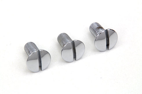 Colony Chrome Left Side Oval Head Screws - 8212-3
