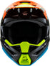 ALPINESTARS Sm3 Youth Fray Helmet Blk/Orng/Ylw Fluo Ys - 482-00083YS