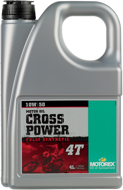 MOTOREX Cross Power Synthetic 4T Engine Oil - 10W-50 - 4L 305692
