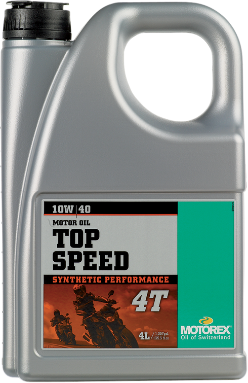 MOTOREX Top Speed Synthetic 4T Engine Oil - 10W-40 - 4L 304973