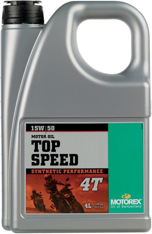 MOTOREX Top Speed Synthetic 4T Engine Oil - 15W-50 - 4L 304975