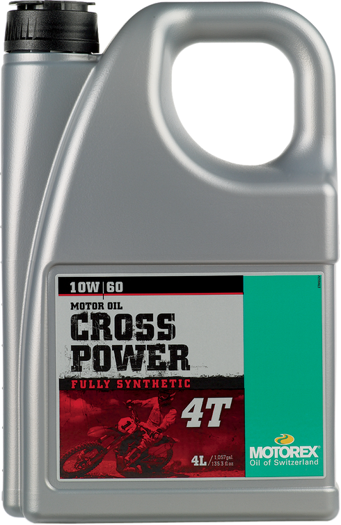 MOTOREX Cross Power Synthetic 4T Engine Oil - 10W-60 - 4L 306217