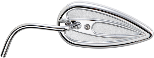 ARLEN NESS Mirror - Side View - Teardrop - Chrome - Left 13-035