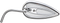ARLEN NESS Mirror - Side View - Teardrop - Chrome - Left 13-035