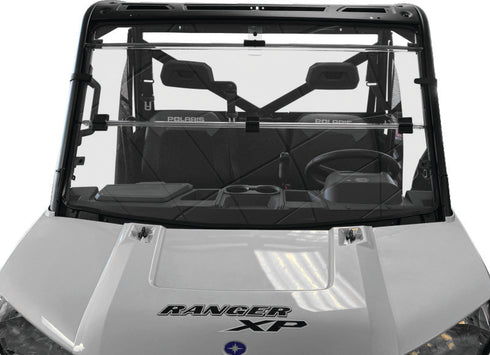 QuadBoss 15-19 Polaris Ranger 1000 Diesel Windbreak Folding Windshield