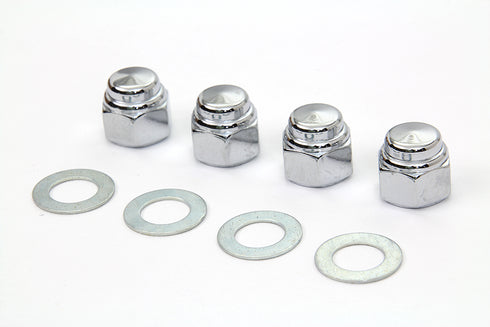 Colony Rocker Shaft Chrome End Cap Type Nut with Washers - 8400-8