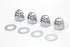 Colony Rocker Shaft Chrome End Cap Type Nut with Washers - 8400-8