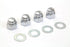 Colony Rocker Shaft Chrome End Cap Type Nut with Washers - 8400-8
