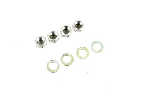 Colony Rocker Shaft Cadmium End Cap Type Nuts with Washers - 8401-8