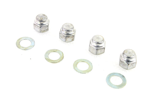 Colony Rocker Shaft Cadmium End Cap Type Nuts with Washers - 8401-8