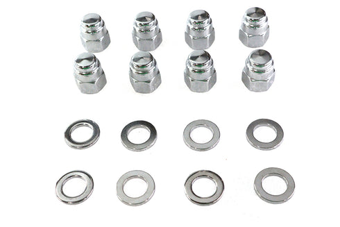 Colony Cylinder Base Nut Kit Cap Chrome - 8437-16