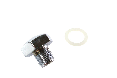 Colony Oil Tank Drain Plug Chrome - 8493-2