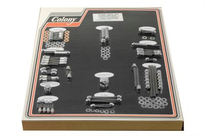 Colony Engine Dress Up Cap Kit Chrome - 8518