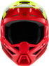 ALPINESTARS Sm3 Youth Fray Helmet Rd/Ylw Fluo/Blk Ym - 482-00084YM