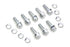 V-Twin Nickel Tappet Block Hex Screw - 8604-16T