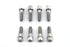 V-Twin Nickel Plated Tappet Block Screw Set - 8605-16T