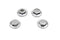 Colony Rocker Shaft End Caps Chrome - 8614-4