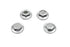 Colony Rocker Shaft End Caps Chrome - 8614-4