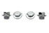 Colony Rocker Shaft End Caps Chrome - 8614-4
