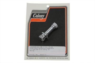 Colony Transmission Fill Plug Chrome - 8631-1