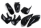 UFO Replacement Body Kit - Black - Kawasaki - KLX '02-'09 KA37002001