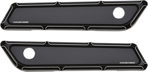 ARLEN NESS Beveled Latch Cover - Black 03-585