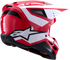 ALPINESTARS Sm3 Heat Helmet Red/White/Black Glossy Xl - 482-00118X