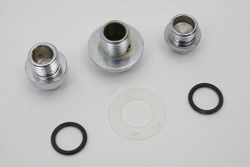 Colony Oil Pump Screen Relief Plug Set Chrome - 8706-6