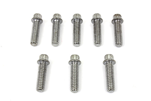 Colony Tappet Block Screw Kit Chrome - 8708-8