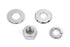 Colony Chrome Rear Axle Nut Kit - 8715-4