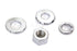 Colony Chrome Rear Axle Nut Kit - 8715-4