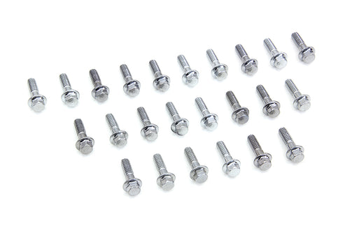 Colony Rocker Box Valve Cover Screw Short Chrome - 8734-24