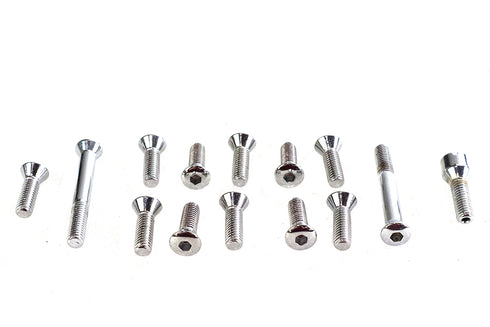 Colony Transmission Top Cover Screw Kit Chrome - 8750-14