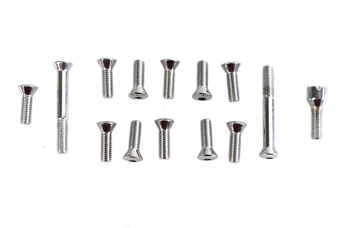 Colony Transmission Top Cover Screw Kit Chrome - 8750-14